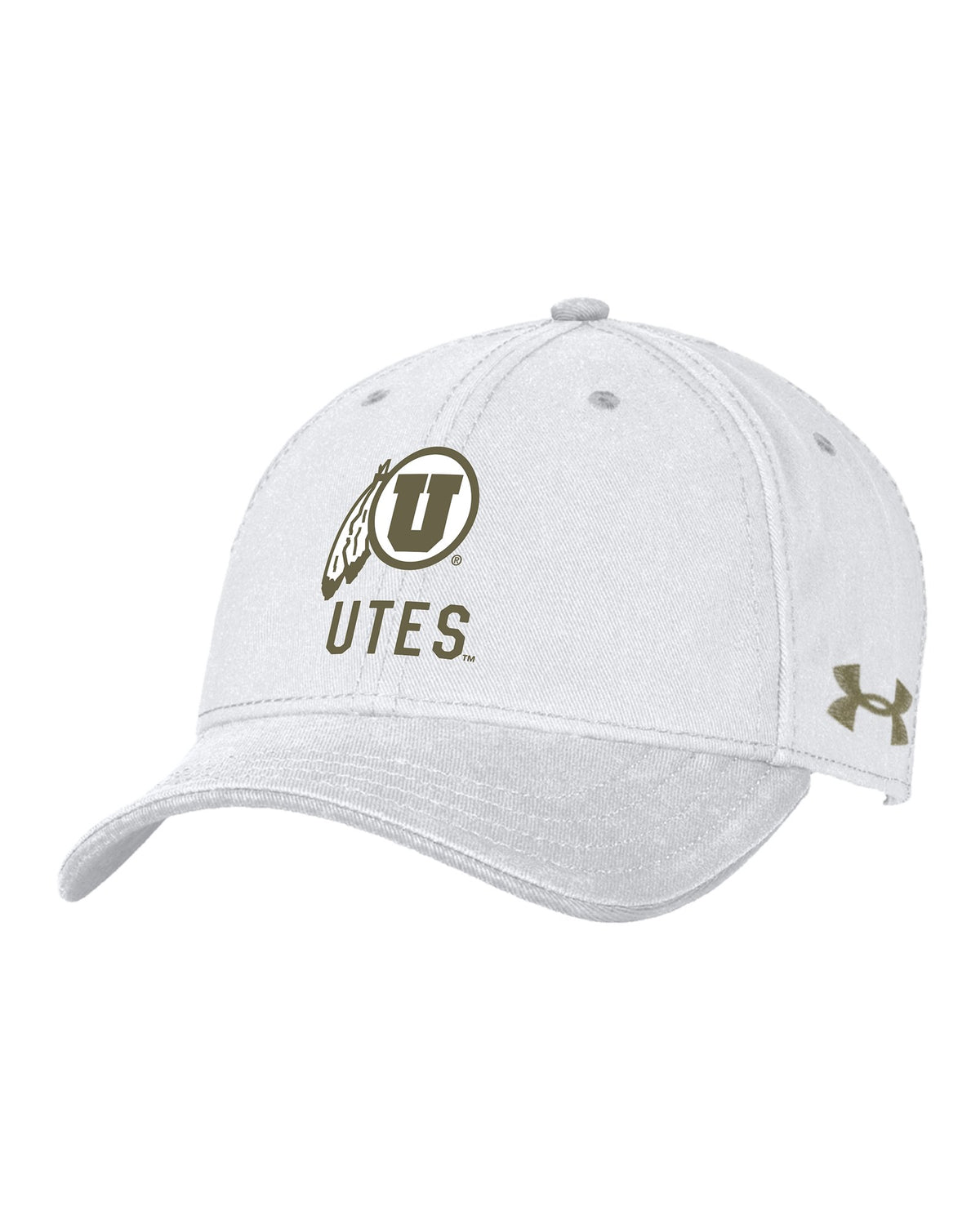 UA Garment Washed Performance Cotton Collegiate Kids' Adjustable Cap - Red