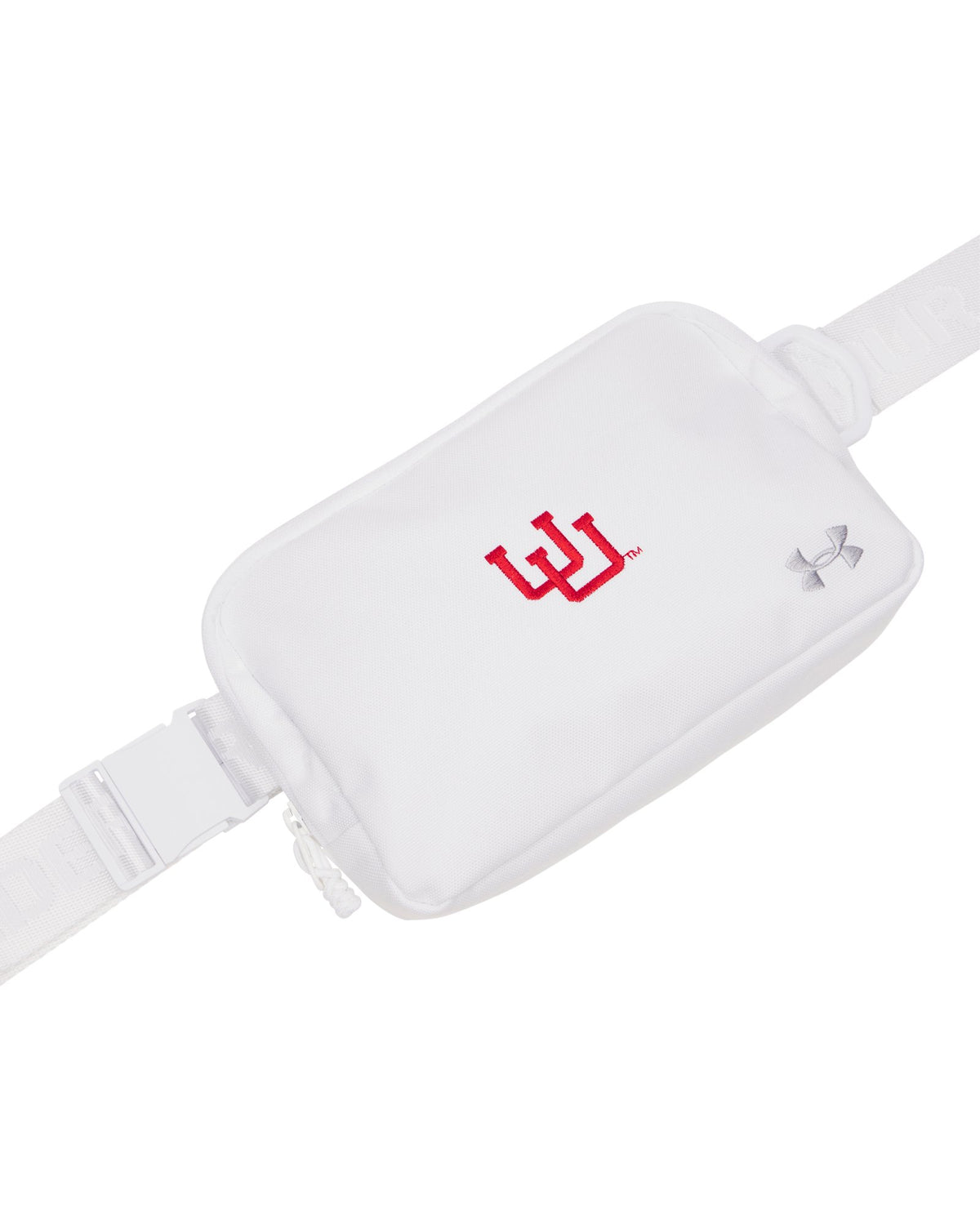 UA Sportstyle Collegiate Waist Bag Crossbody - White