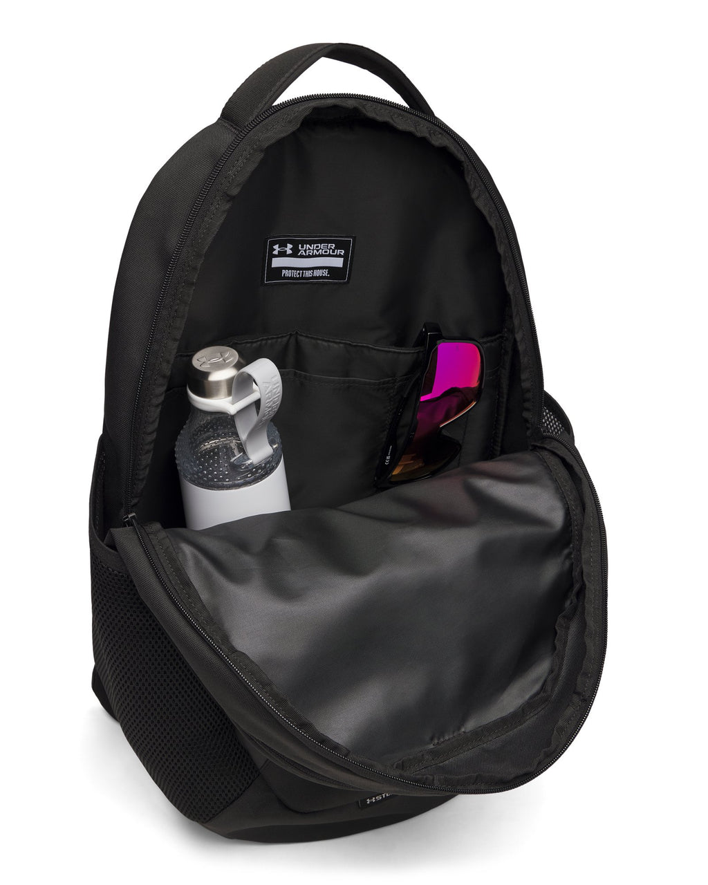 UA Hustle 6.0 Collegiate Backpack - Black