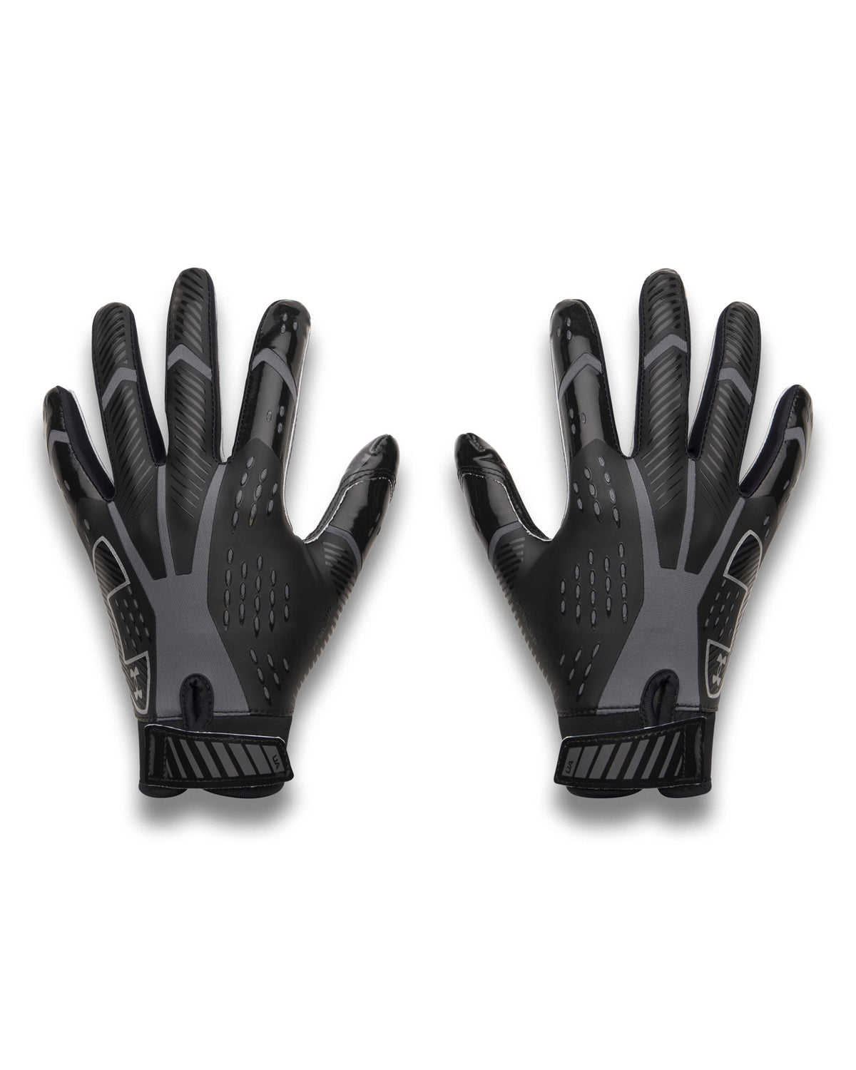 UA Blur PTH Kids' Football Gloves - Black