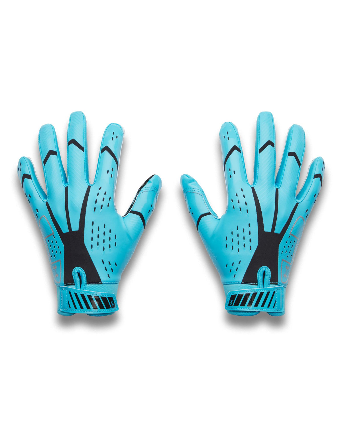 UA Blur PTH Kids' Football Gloves - Blue