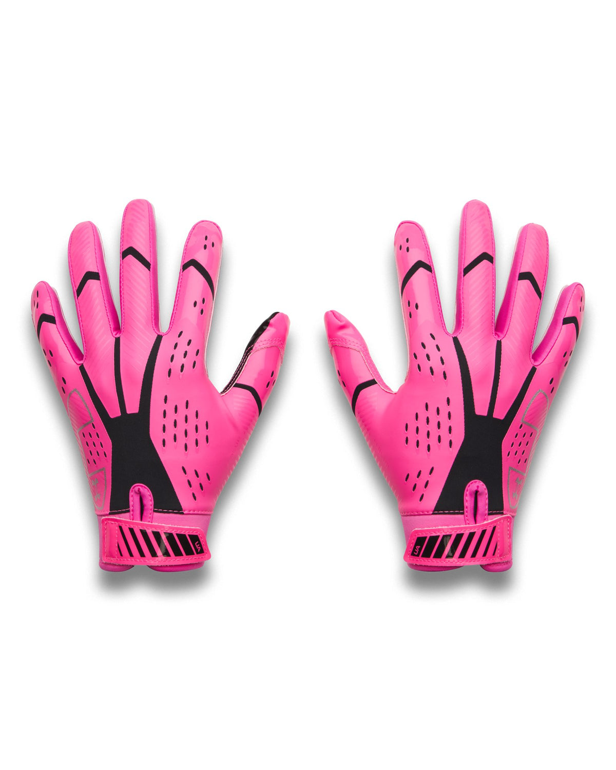 UA Blur PTH Kids' Football Gloves - Black