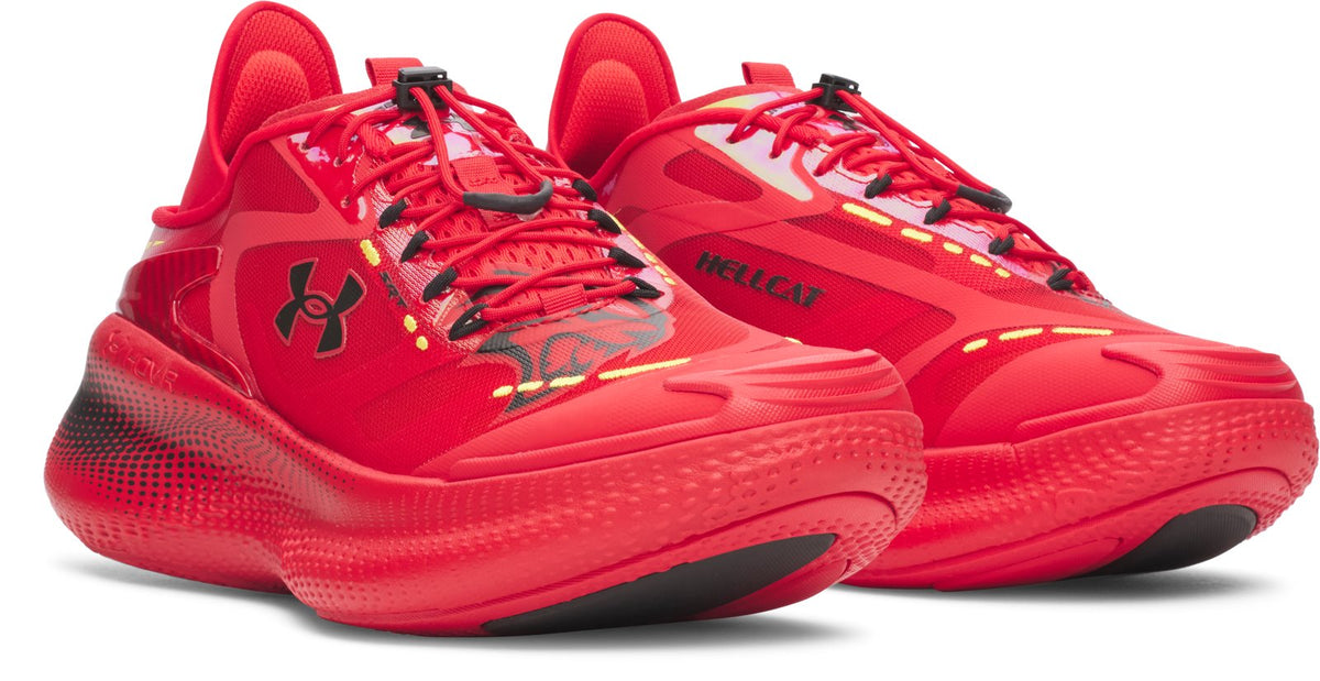 UA x Dodge Echo SlipSpeed™ Unisex Shoes - Red