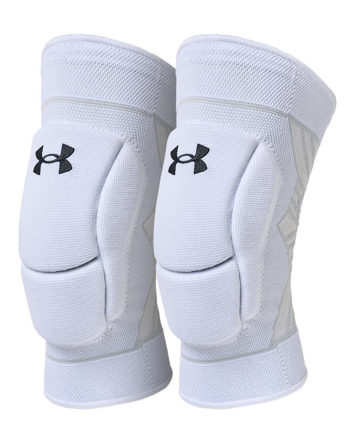 UA Armour 3 Long Adult Volleyball Knee Pads - White