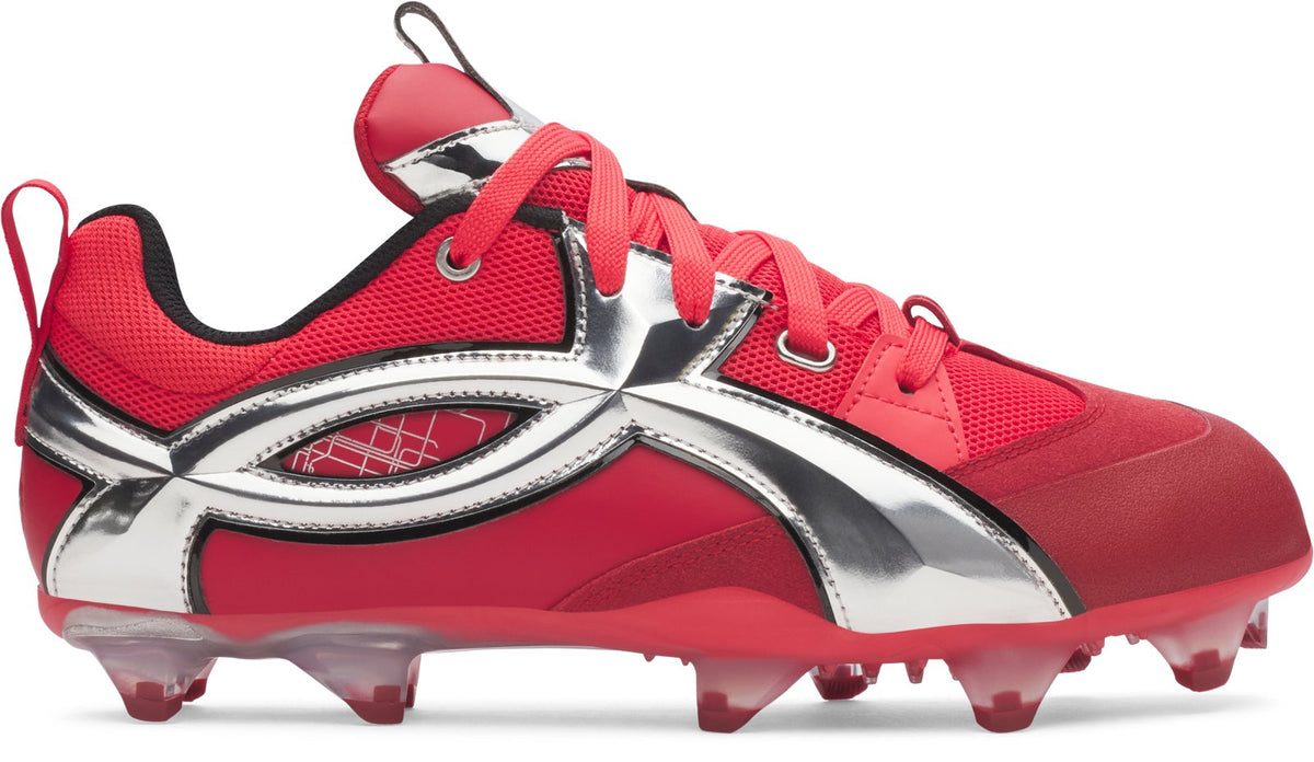 UA Yard Icon TPU ‘All Lines Lead Home’ Men's Baseball Cleats - Red