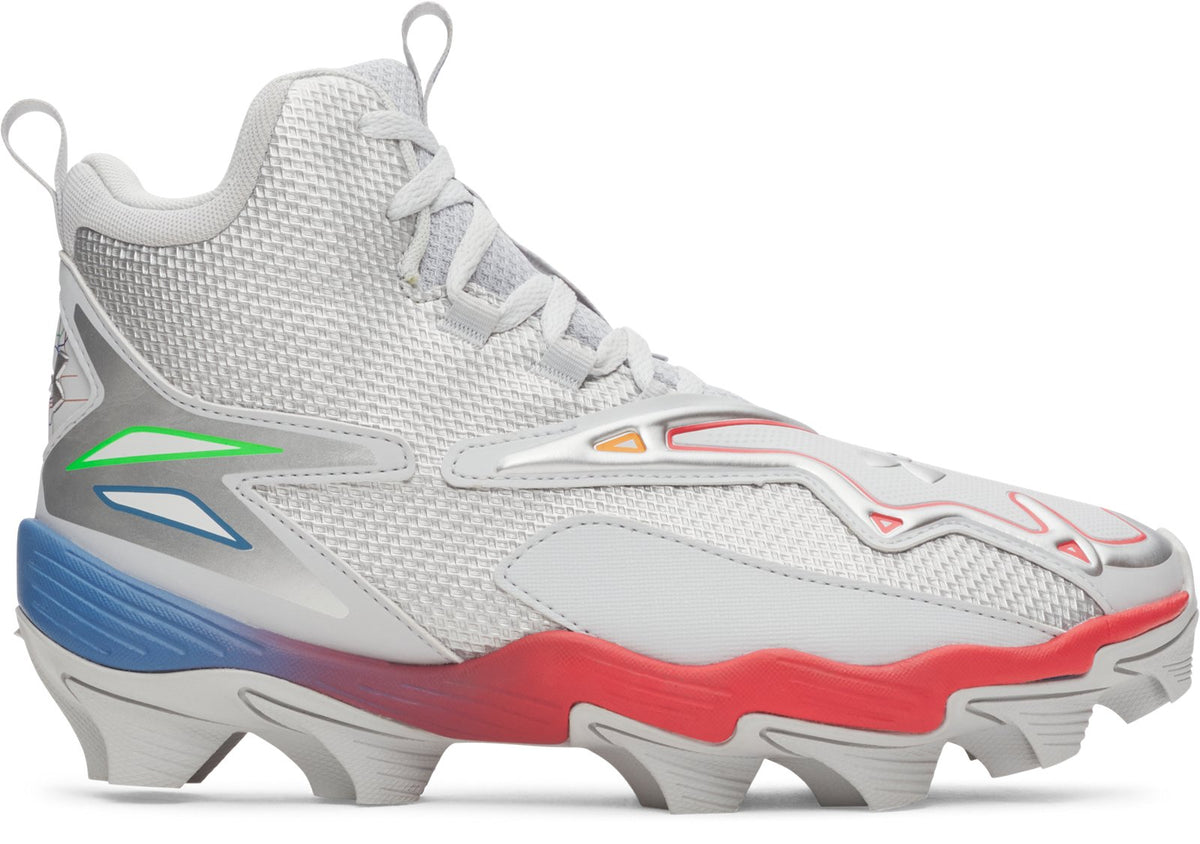 UA Harper 11 RM Jr. ‘All Lines Lead Home’ Boys' Baseball Cleats - Gray