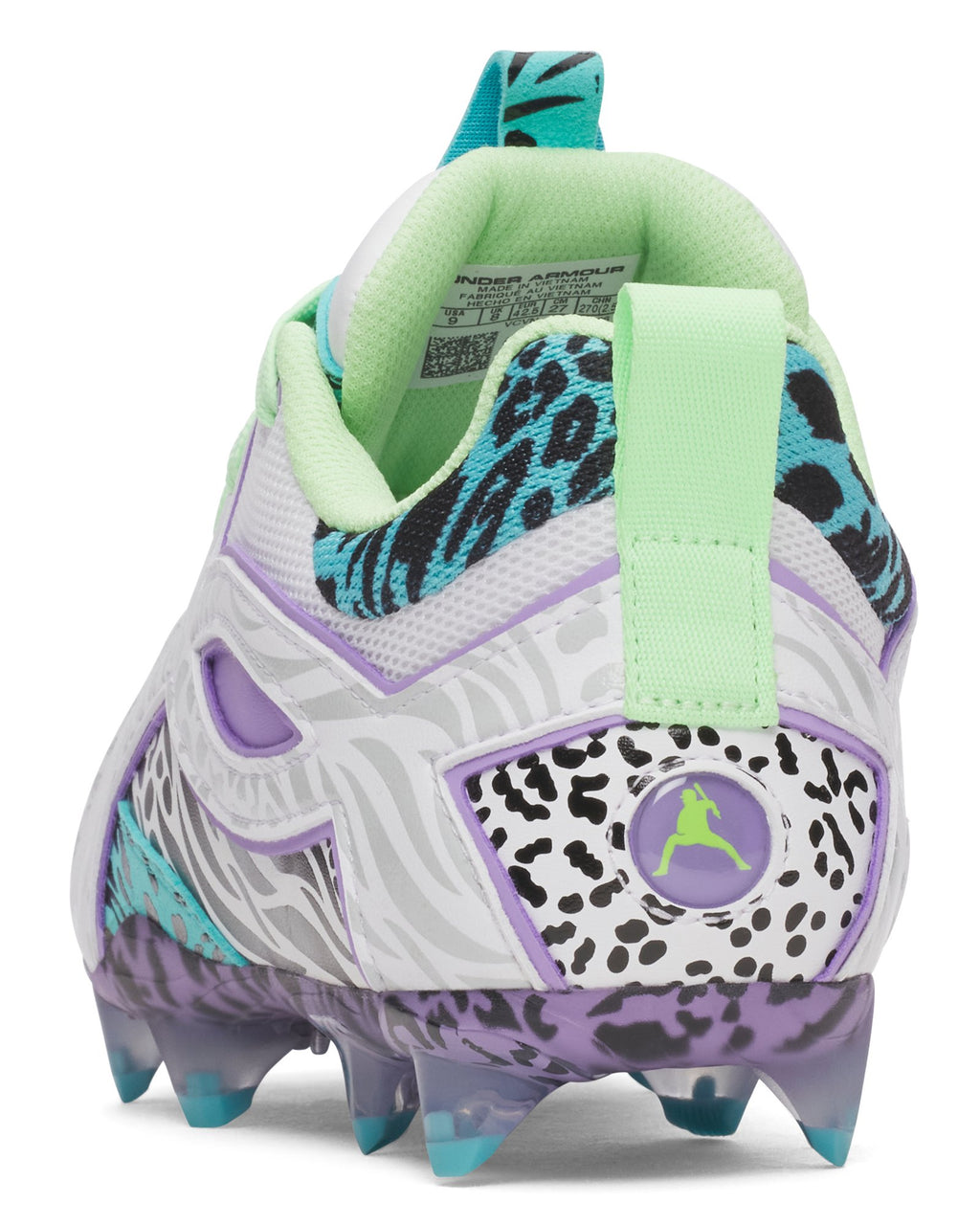 UA Yard Icon TPU La Fiera PE Men's Baseball Cleats - Purple