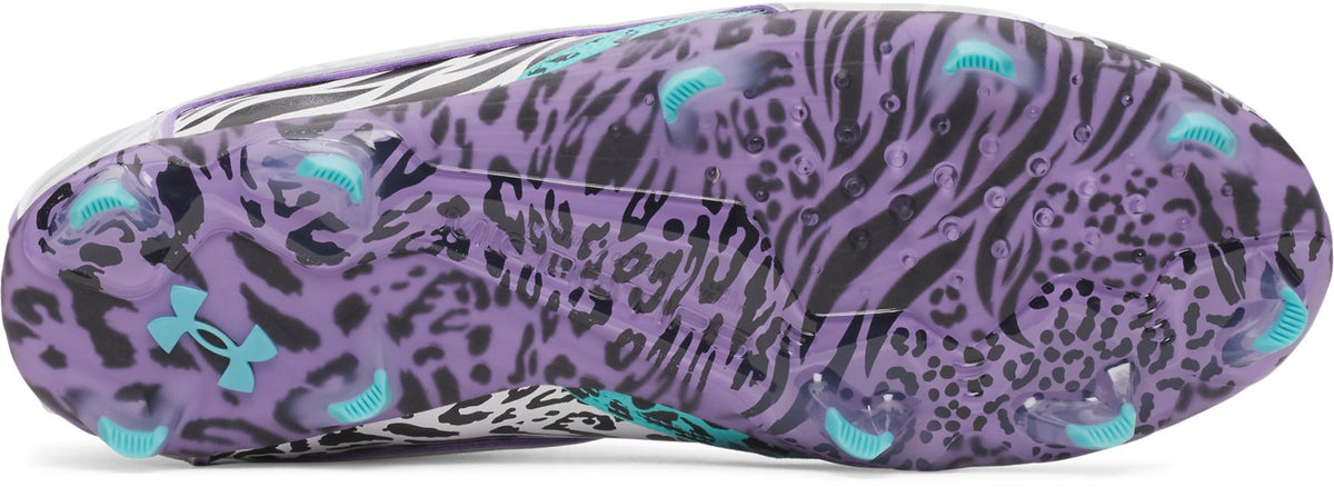 UA Yard Icon TPU La Fiera PE Men's Baseball Cleats - Purple