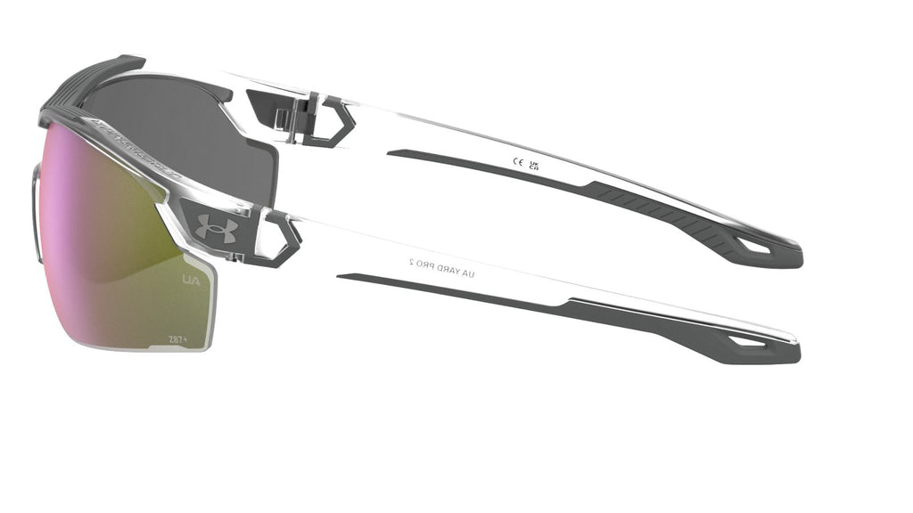 UA Yard Pro 2 Mirror Unisex Sunglasses - White