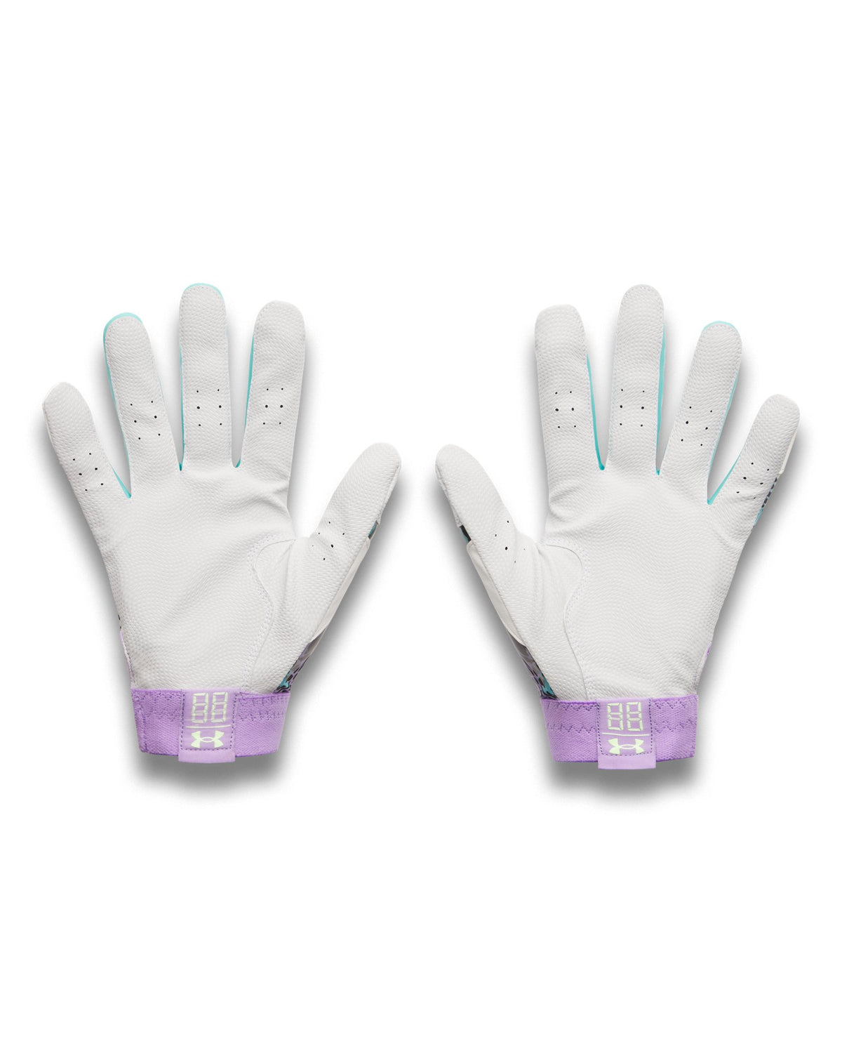 UA Clean Up La Fiera PE Men's Batting Gloves - Blue