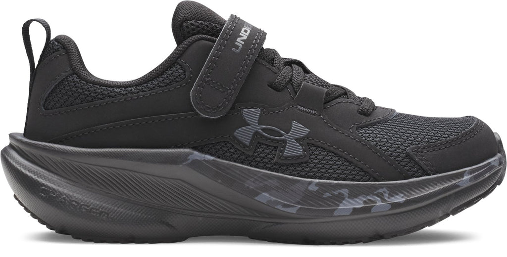 UA Assert 11 Camo Boys' Pre-School Running Shoes - Black