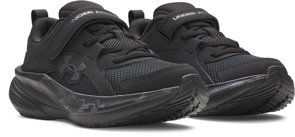 UA Assert 11 Camo Boys' Pre-School Running Shoes - Black