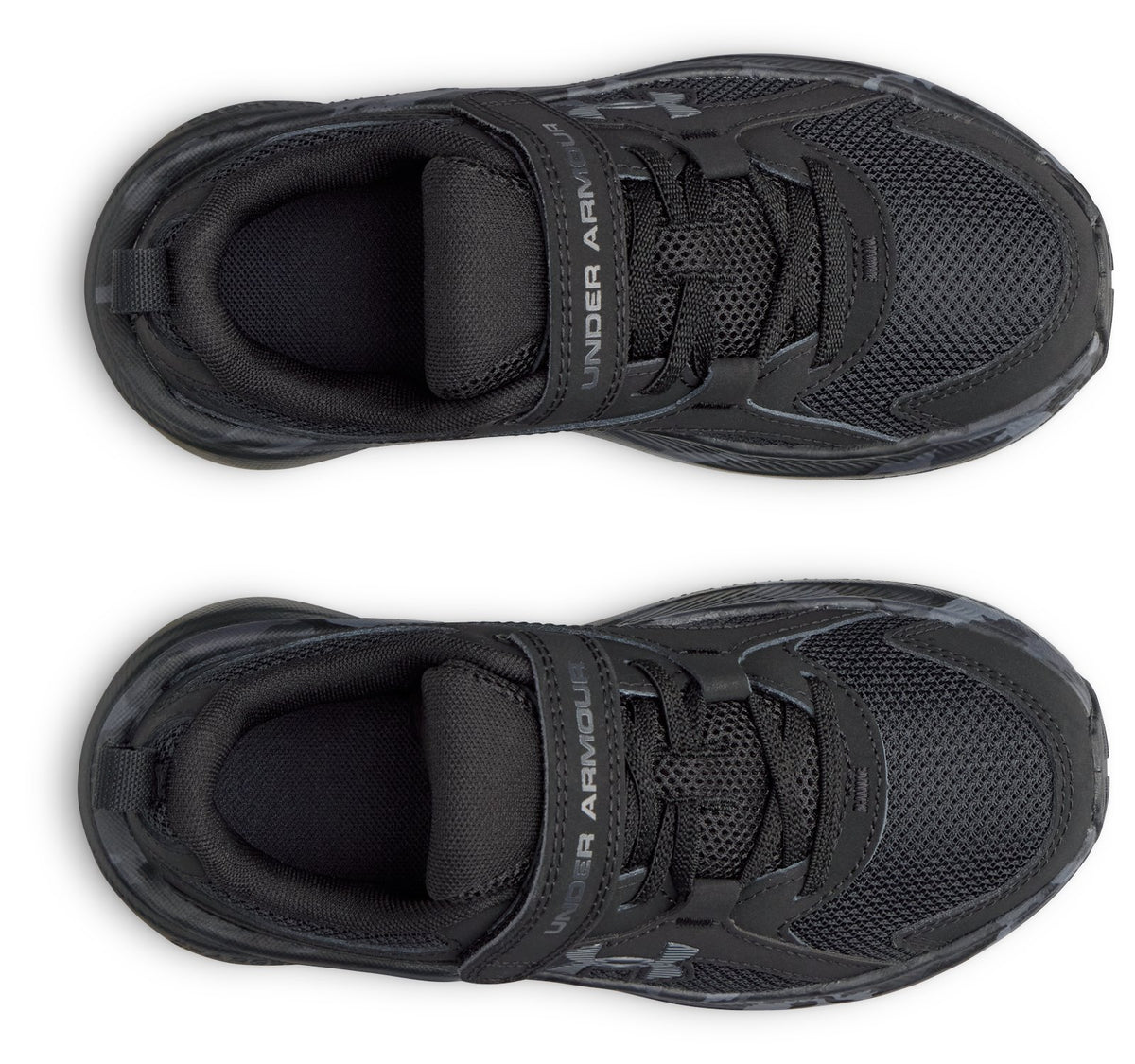 UA Assert 11 Camo Boys' Pre-School Running Shoes - Black