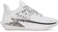 UA D. Fox 2 x Sharpie Grade School Basketball Shoes - White