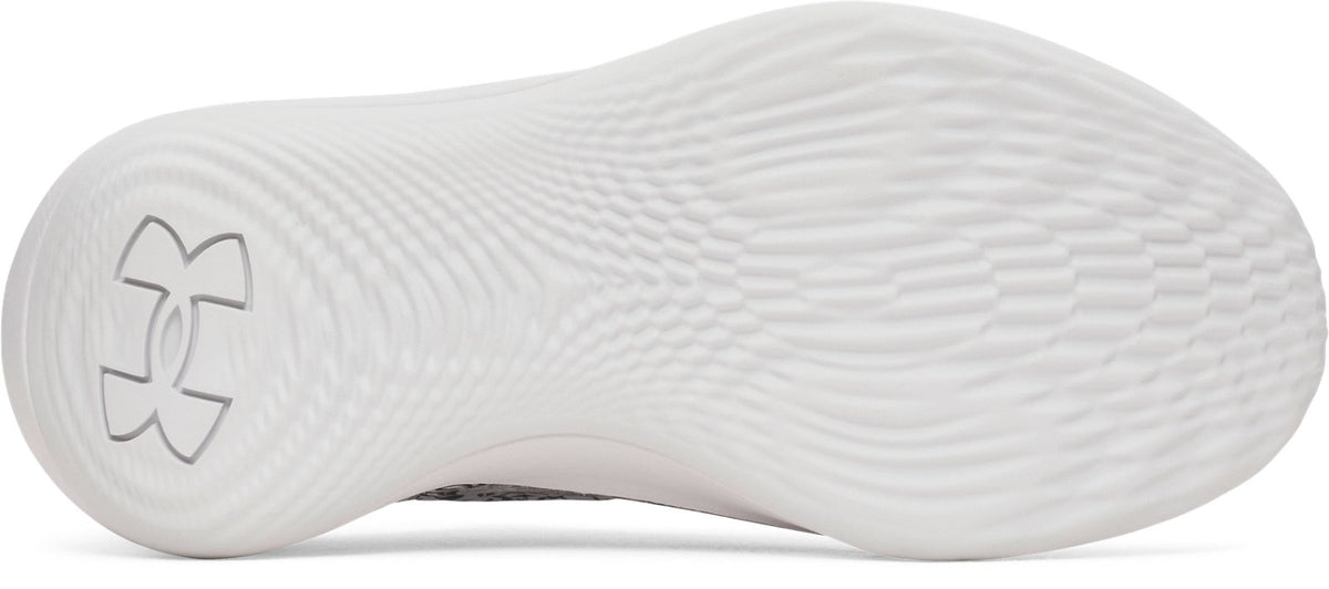 UA D. Fox 2 x Sharpie Grade School Basketball Shoes - White