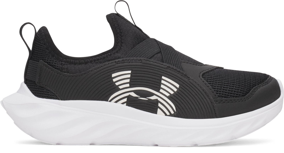 UA Turbo Go Boys' Pre-School Running Shoes - Black