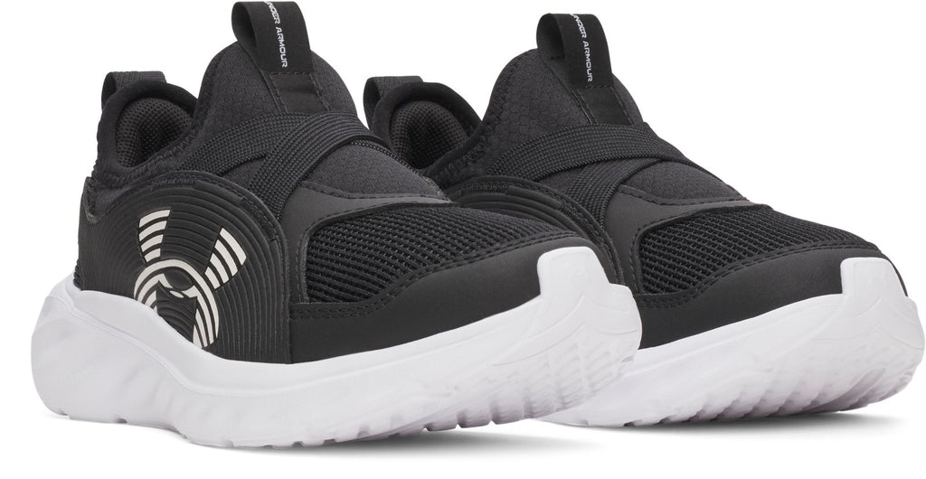 UA Turbo Go Boys' Pre-School Running Shoes - Black
