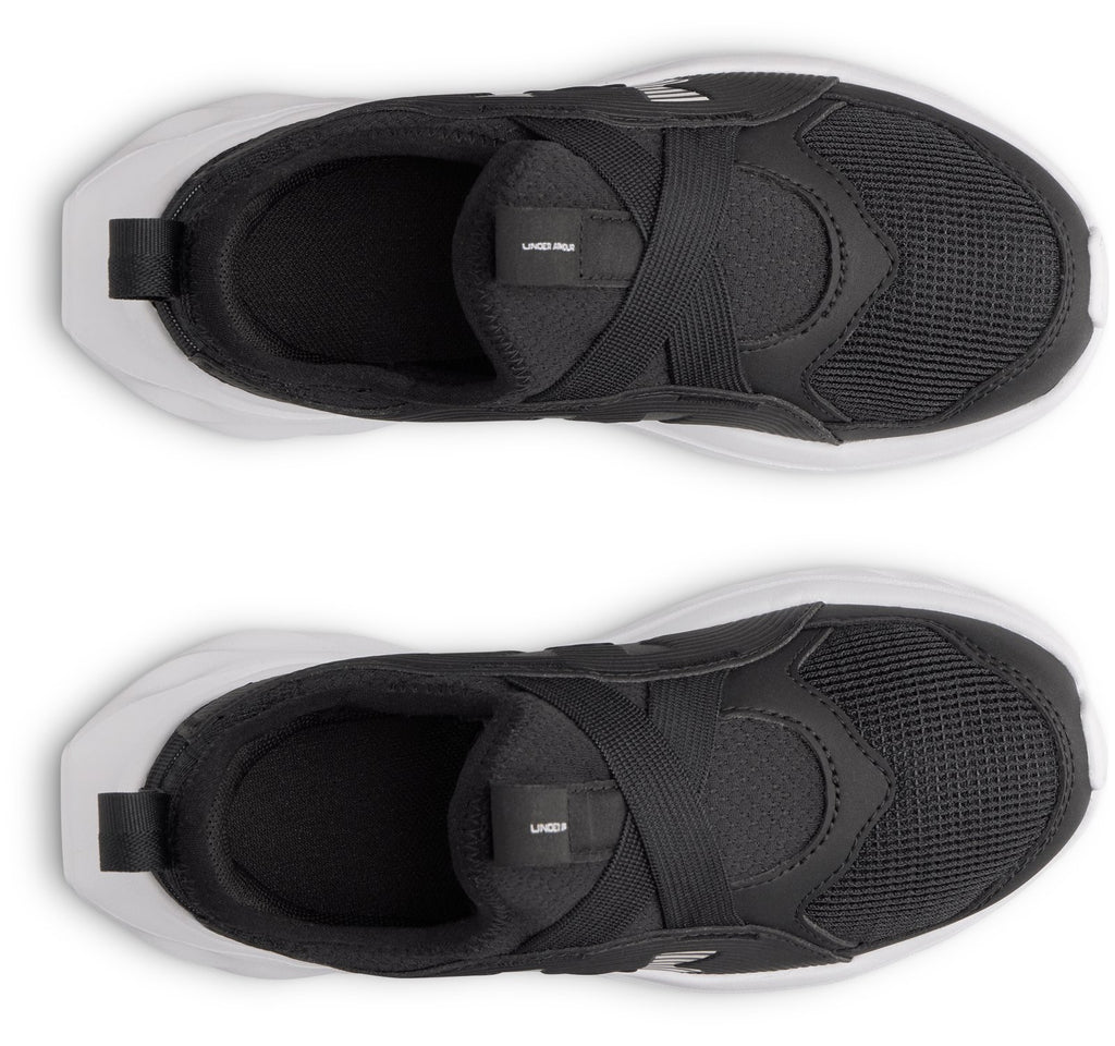 UA Turbo Go Boys' Pre-School Running Shoes - Black