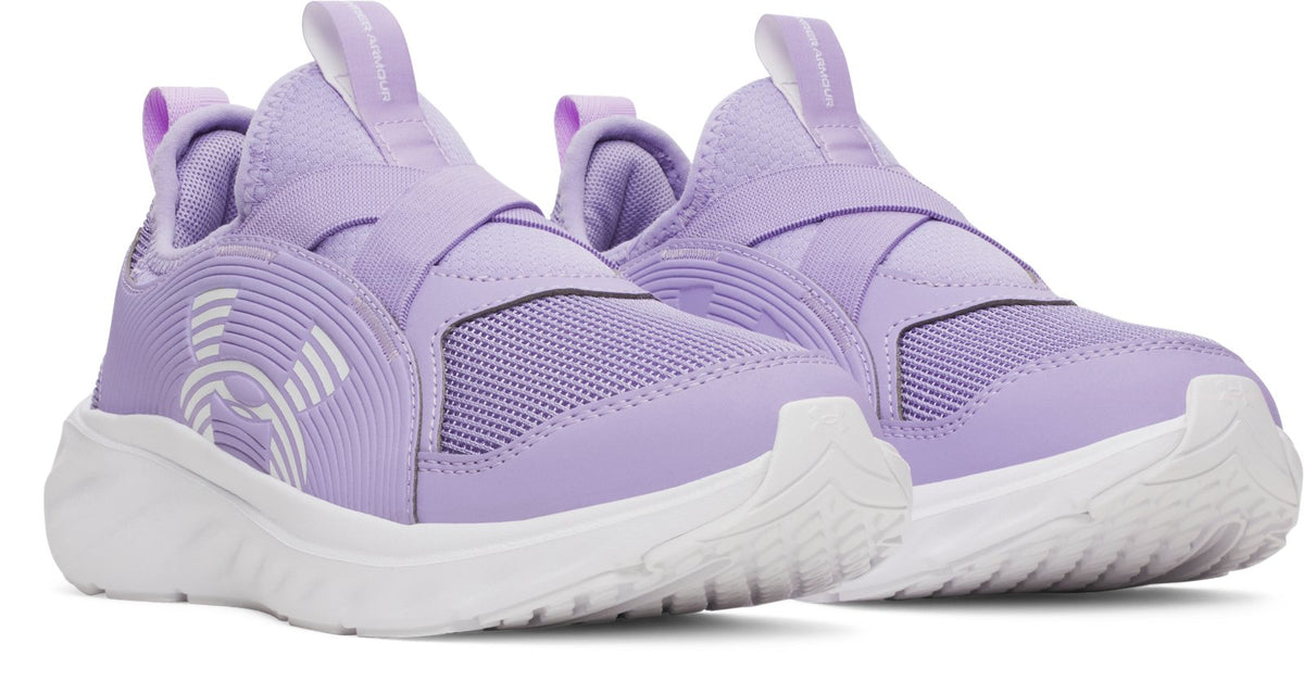 UA Turbo Go Girls' Grade School Running Shoes - Purple