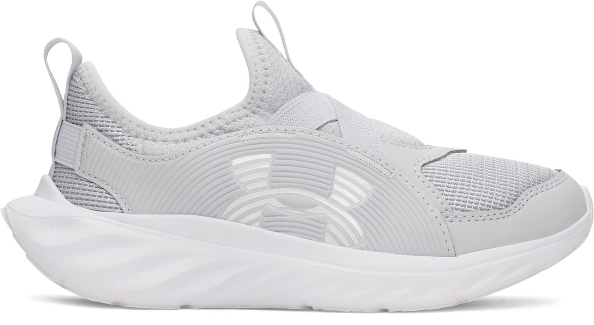 UA Turbo Go Girls' Pre-School Running Shoes - Gray