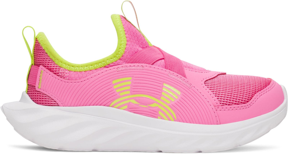 UA Turbo Go Girls' Pre-School Running Shoes - Pink
