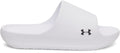 UA Charged+ Cush Unisex Slides - White