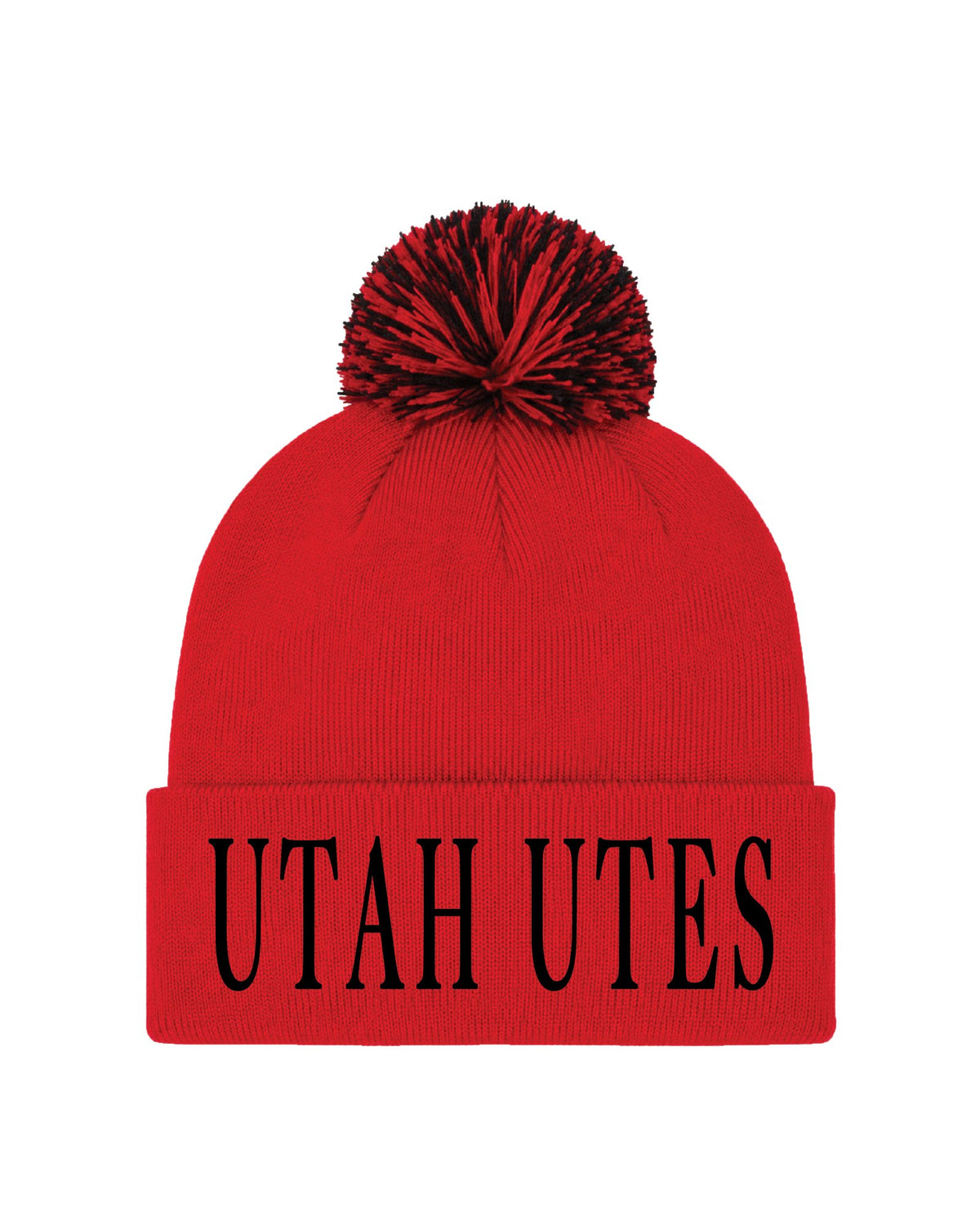 UA Pom Collegiate Unisex Beanie - Red
