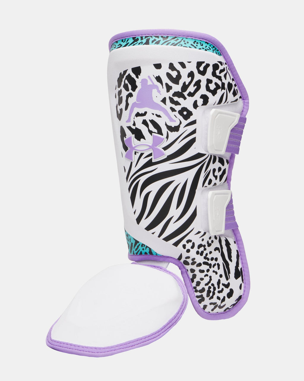 UA Yard Elite Adult Two-Piece Batter's Leg Guard - Purple