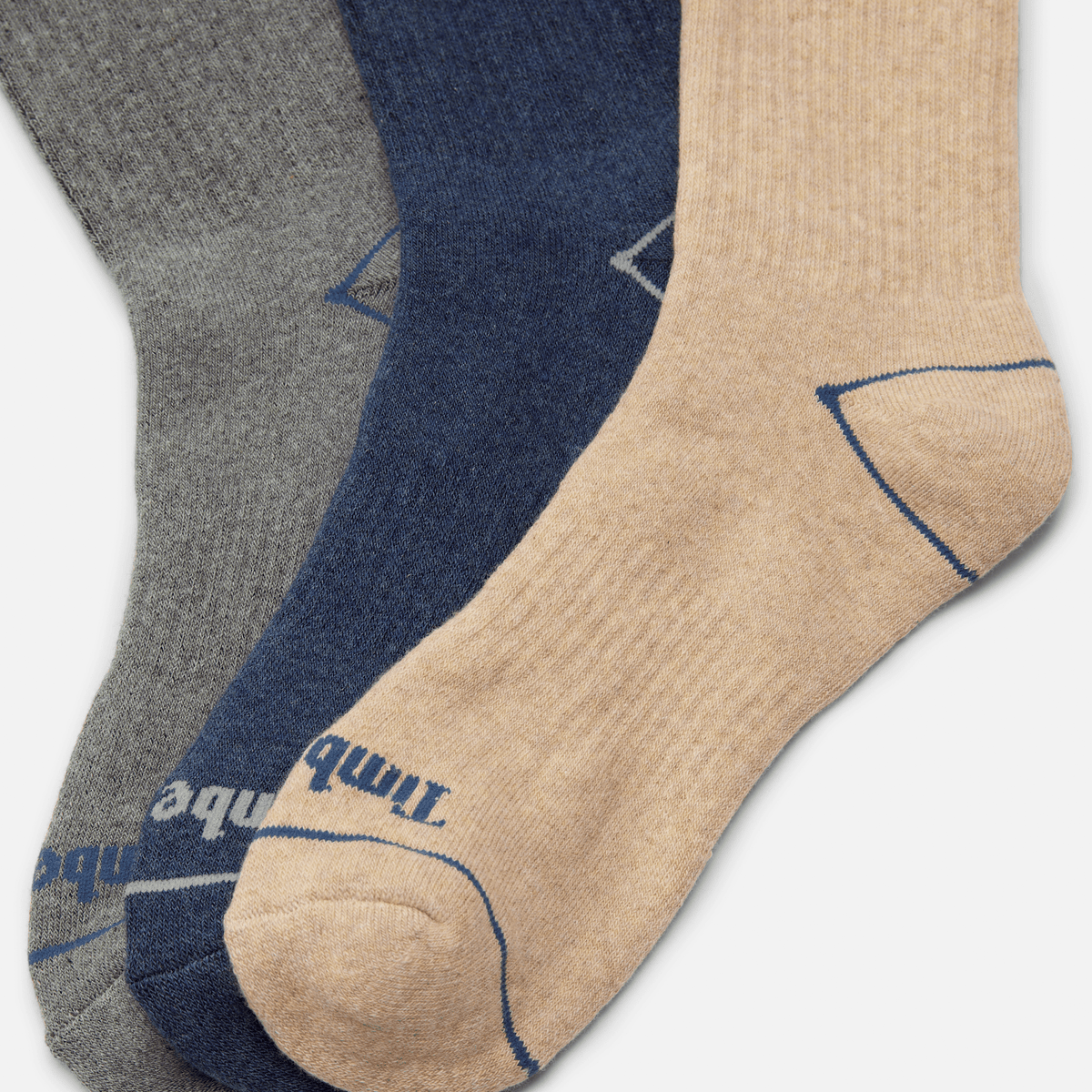 Bowden 3Pack Full Cushion Crew Sock TBL Oatmeal Heather ALT1