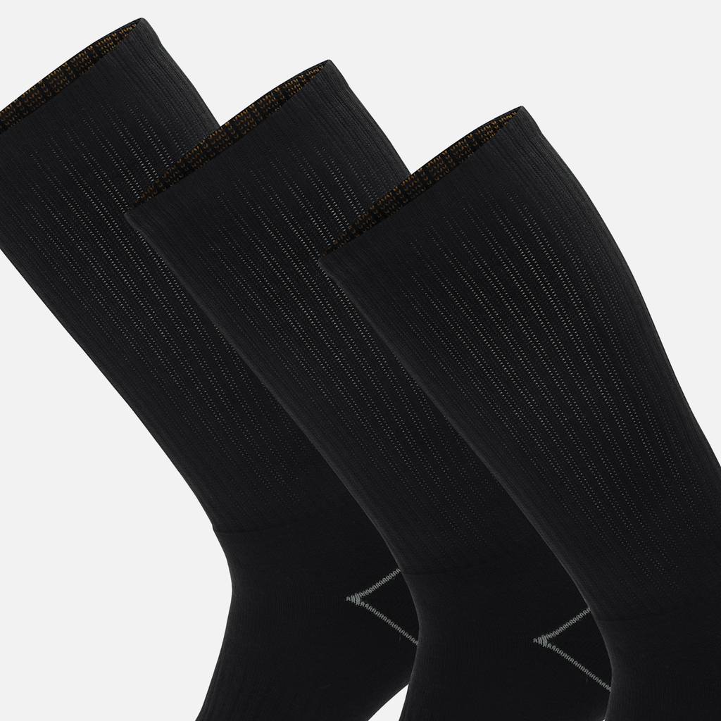 Bowden 3Pack Full Cushion Crew Sock TBL Black ALT2