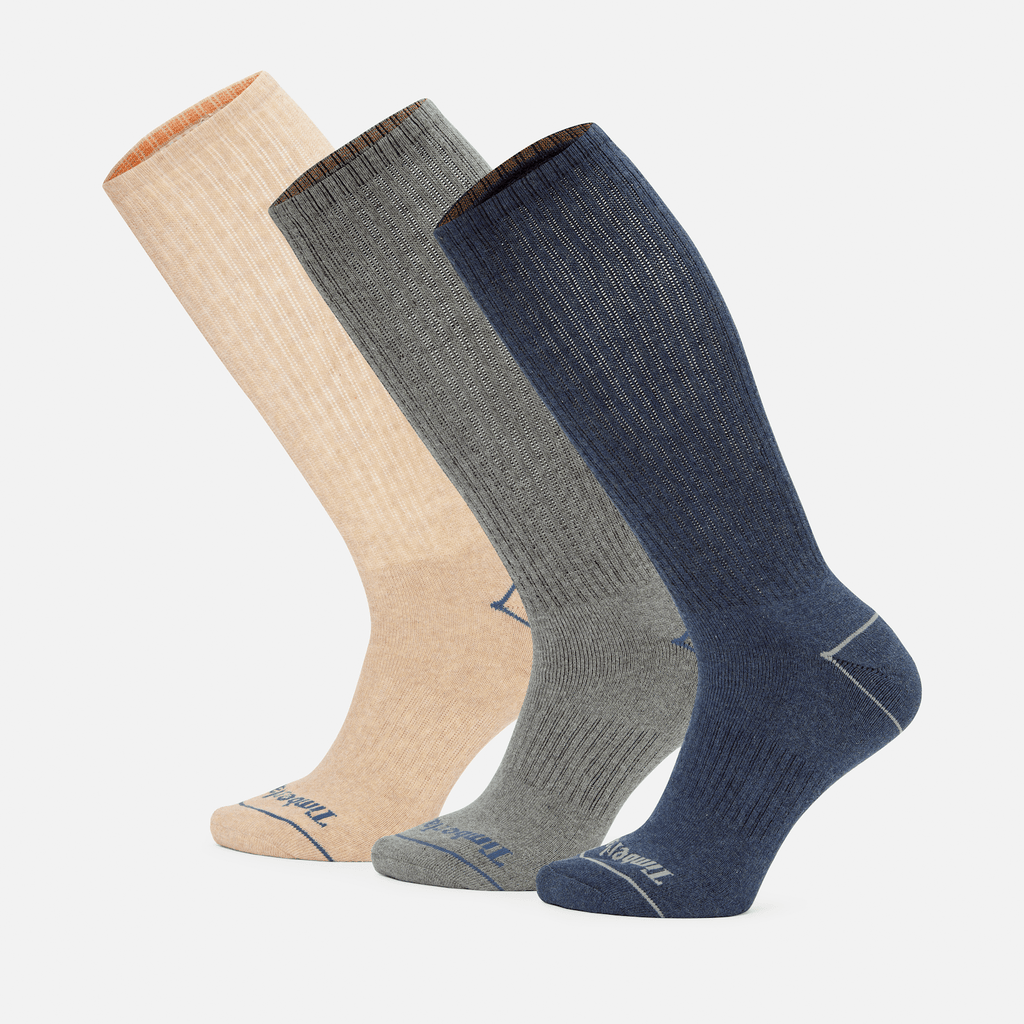 Bowden 3Pack Full Cushion Crew Sock TBL Oatmeal Heather HERO