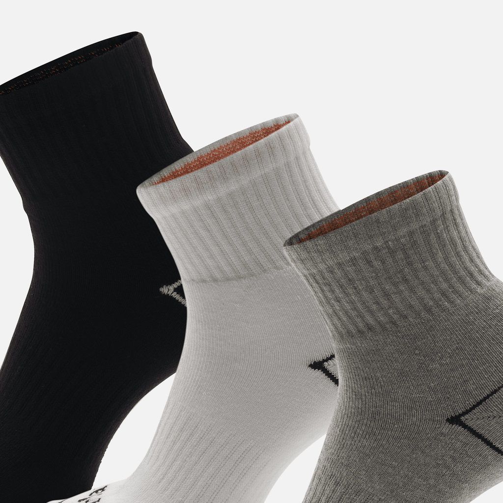 Bowden 3Pack Full Cushion Quarter Sock TBL Multicolor ALT2