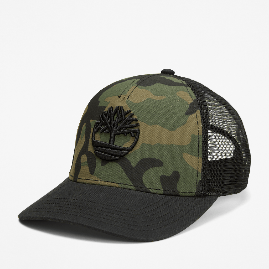 Camo Trucker Hat TBL Black HERO