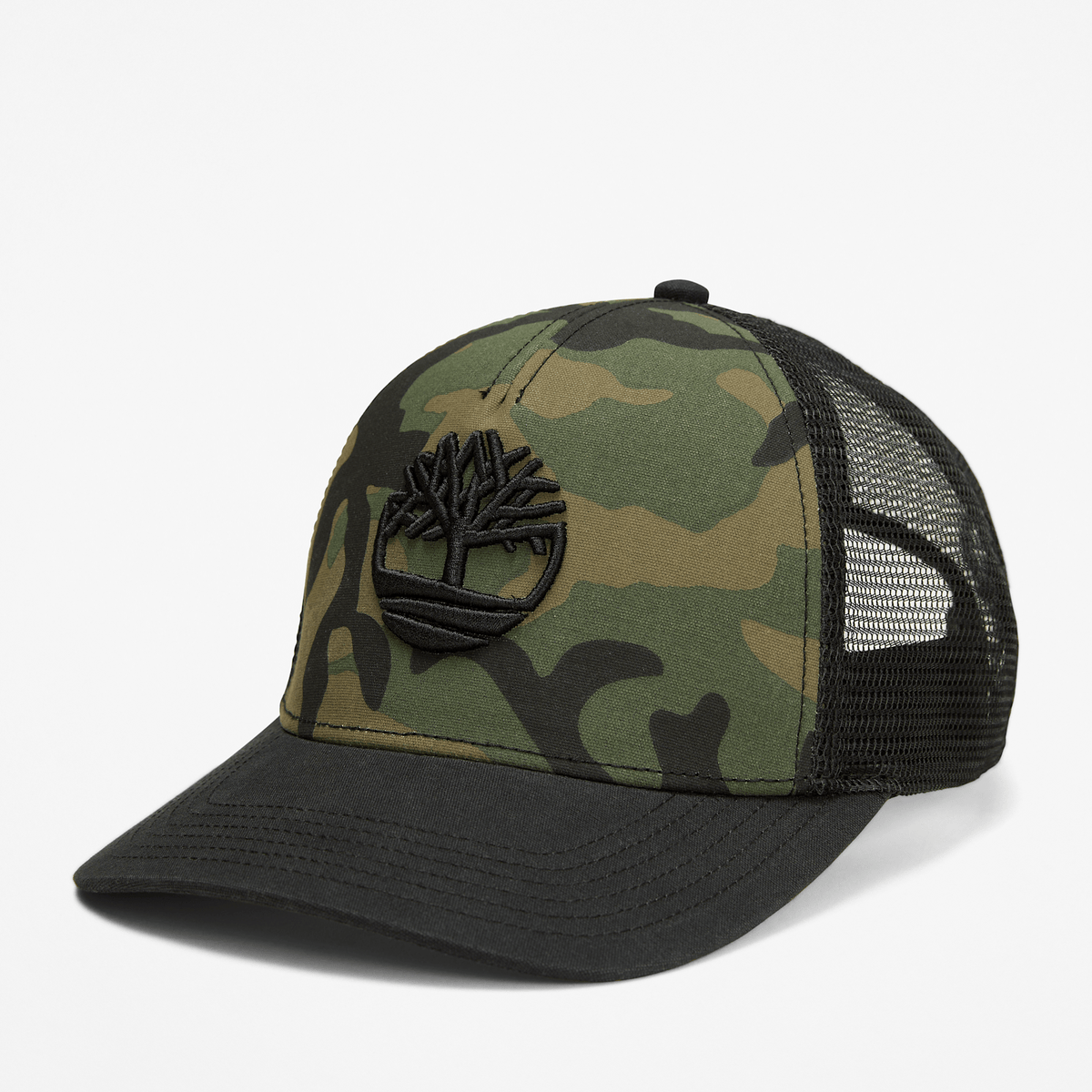 Camo Trucker Hat TBL Black HERO