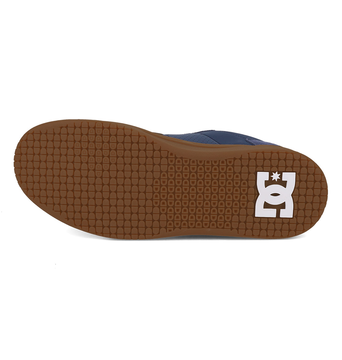A brown sole with a grid-like tread pattern, engineered for optimal board control, and a white heel logo displaying DC’s signature star design make the Men’s Astrix Shoes by DC Shoes ideal for street skateboarding enthusiasts seeking reliable grip in their skate footwear.