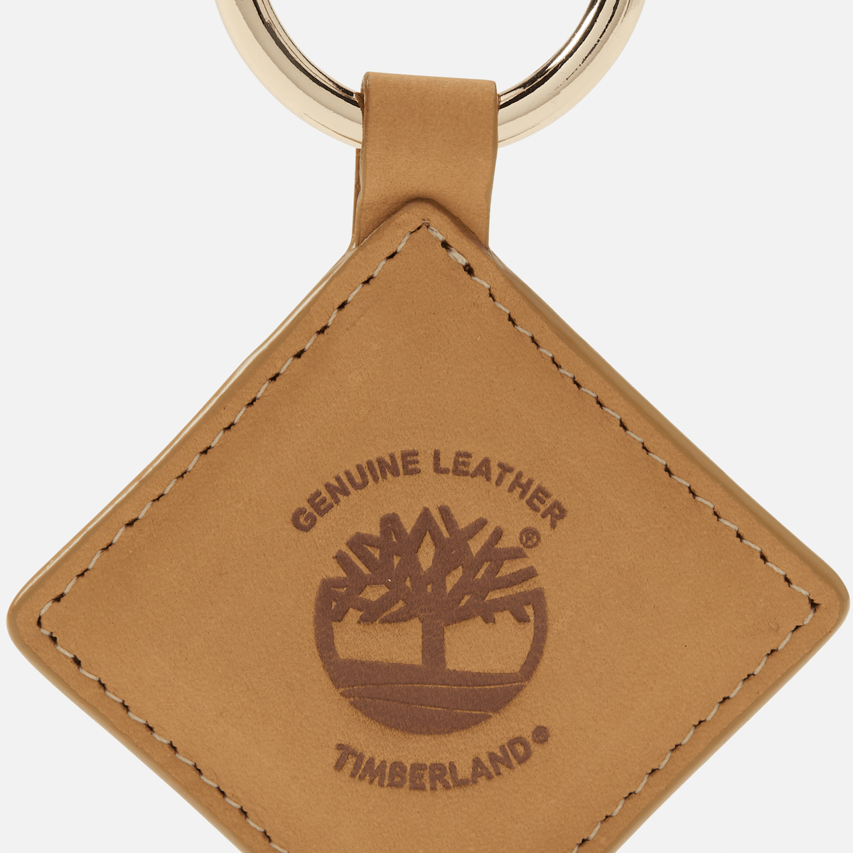 Diamond Leather Keychain TBL Wheat ALT2