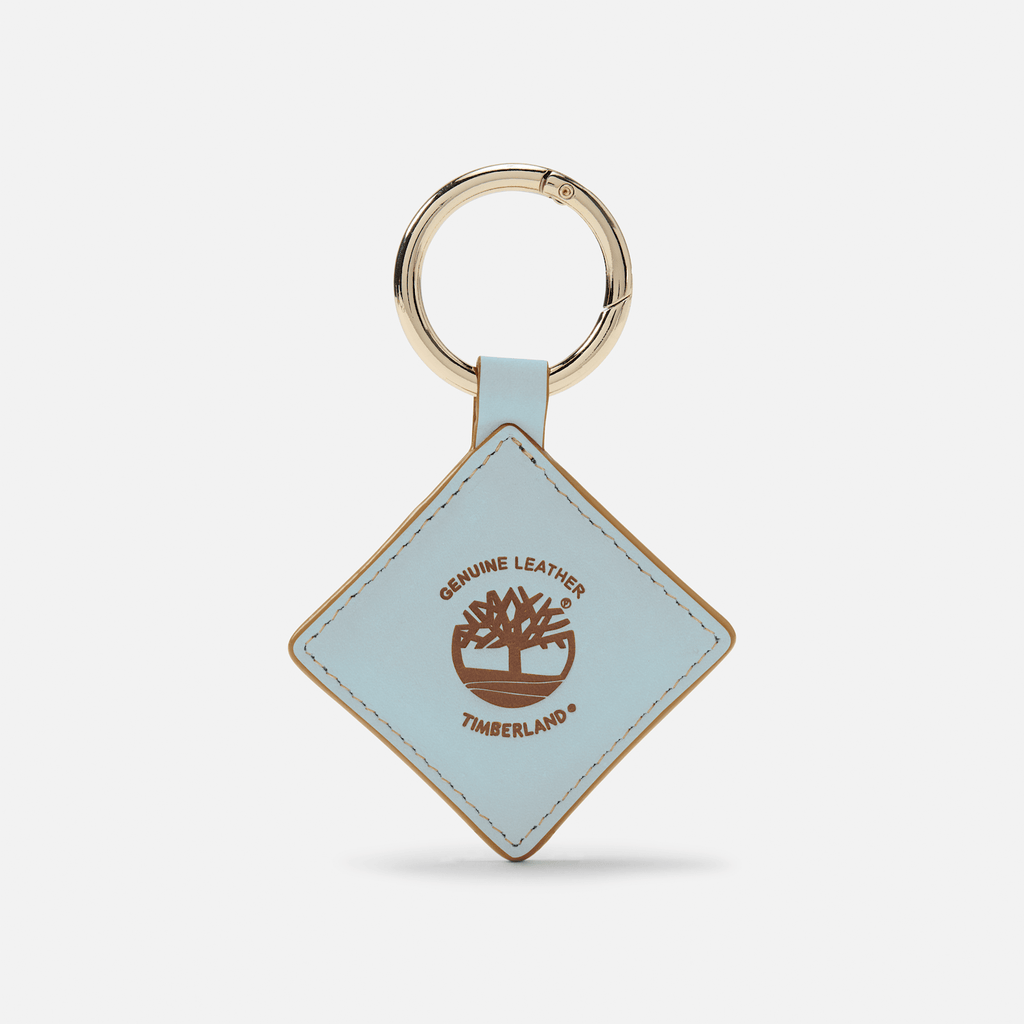 Diamond Leather Keychain TBL Silver Blue HERO