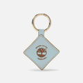 Diamond Leather Keychain TBL Silver Blue HERO