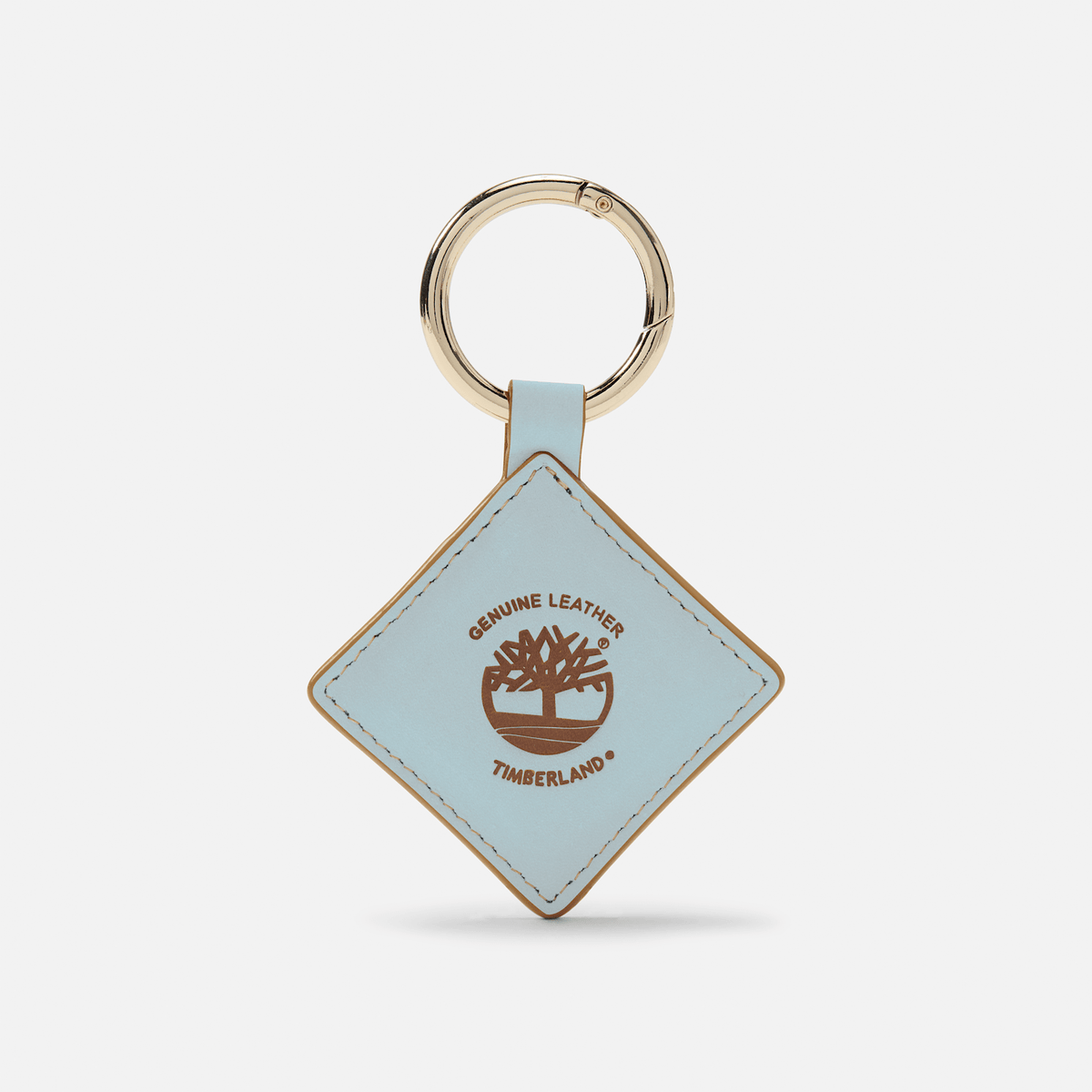 Diamond Leather Keychain TBL Silver Blue HERO