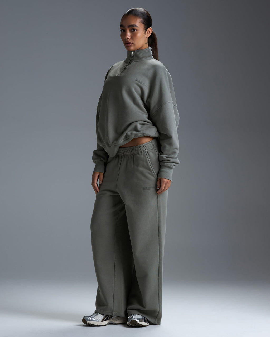 Premium Heavyweight Women's Straight Leg Pants - Fog Green