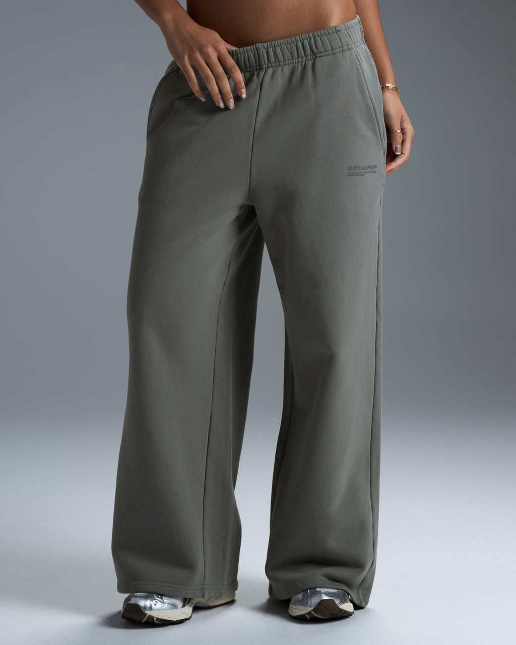 Premium Heavyweight Women's Straight Leg Pants - Fog Green