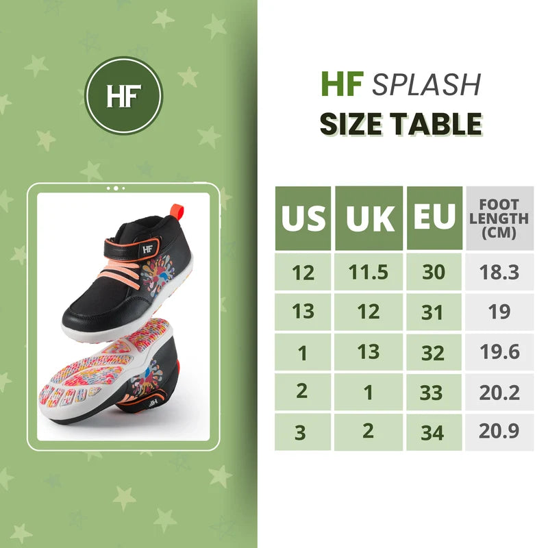 HF Splash - Lightweight & Non-Slip Kids Barefoot Shoes