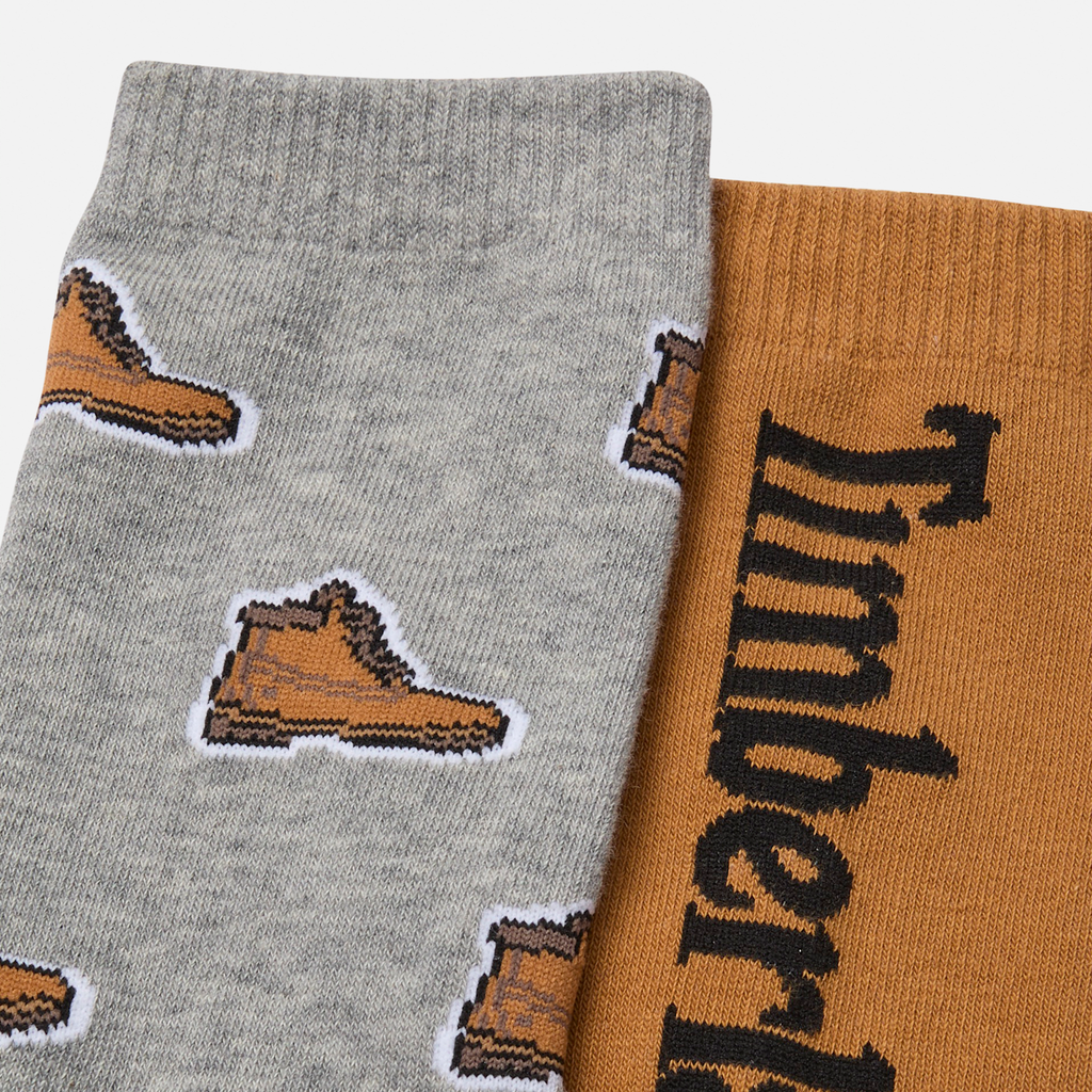 Hampshire 2Pack Print Crew Sock TBL Medium Grey Heather ALT1