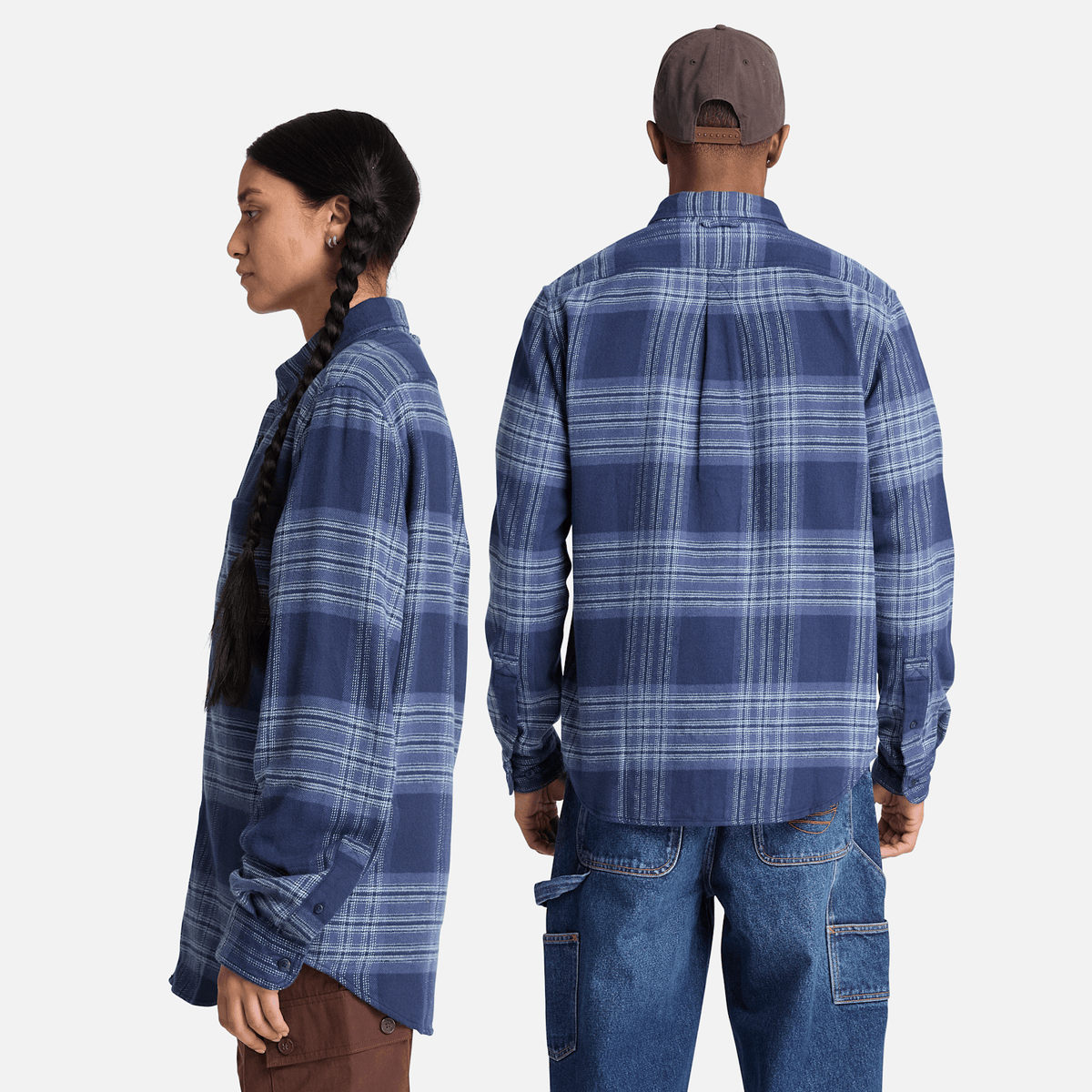 Indigo Check Regular Shirt TBL Dark Navy ALT2