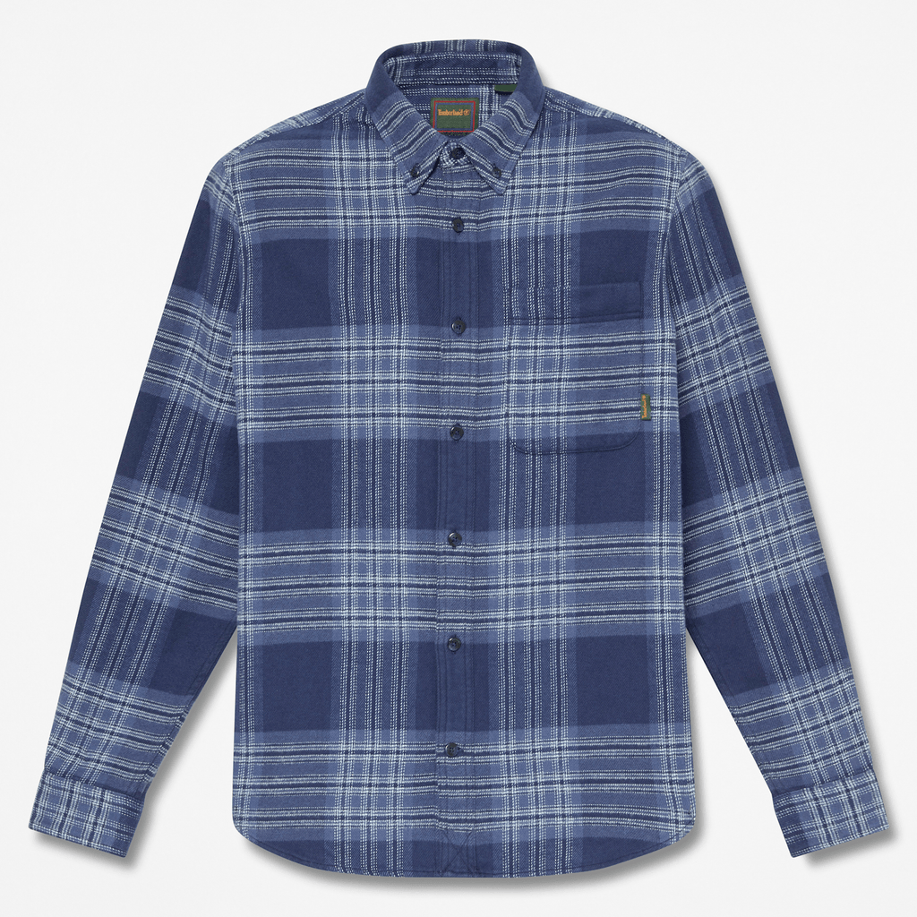 Indigo Check Regular Shirt TBL Dark Navy HERO
