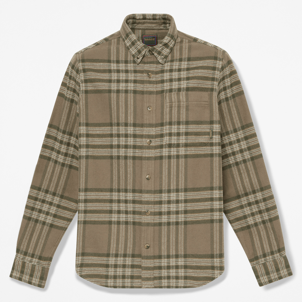 Indigo Check Regular Shirt TBL Dark Olive HERO