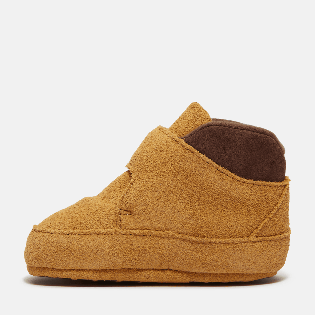 Infant Crib Bootie Mid HookandLoop Boot TBL Wheat Suede ALT6
