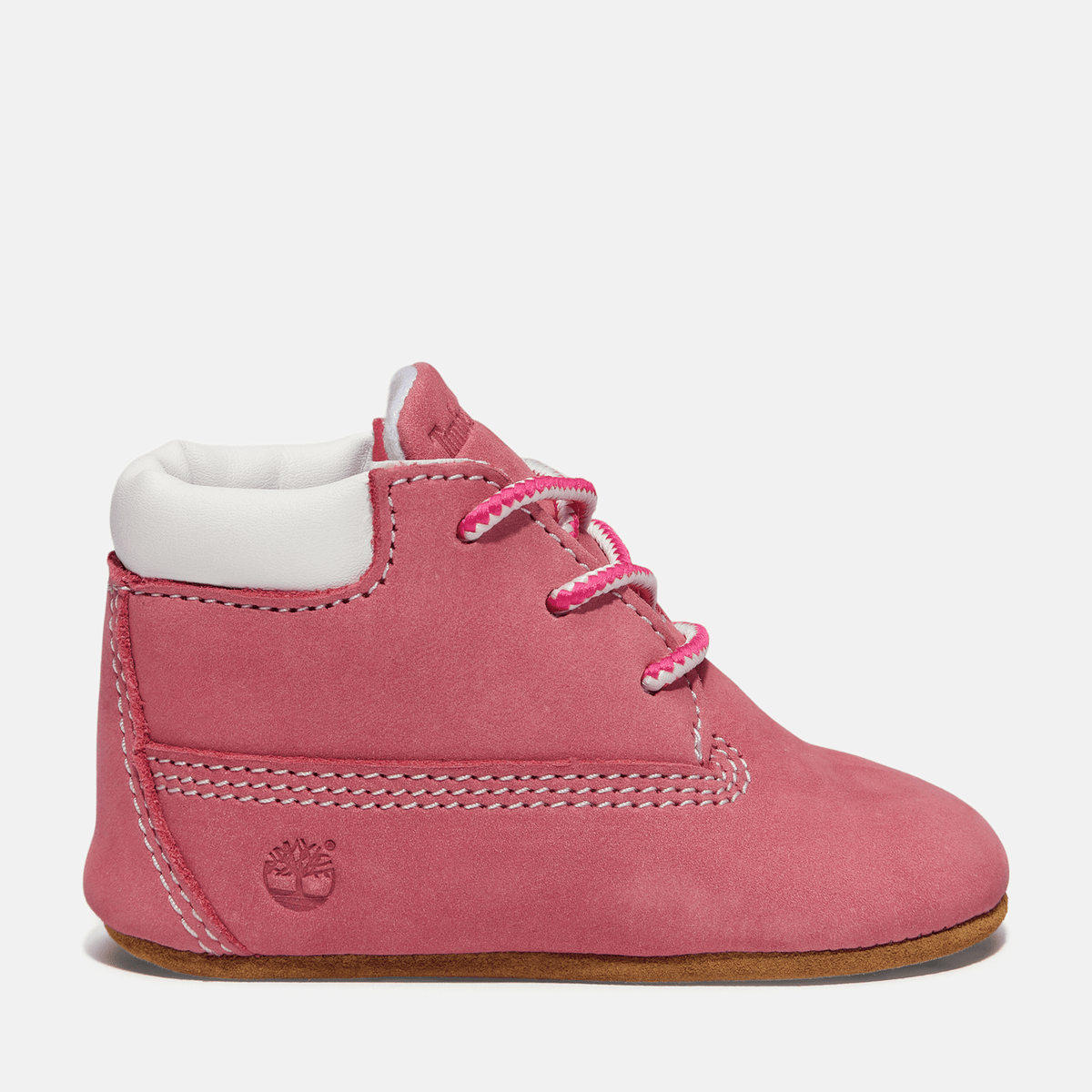 Infant Crib Bootie TBL Medium Pink Nubuck HERO