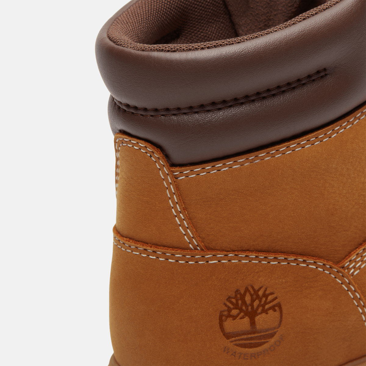 Junior Auburn Falls 6Inch Waterproof Boot TBL Wheat Nubuck ALT7