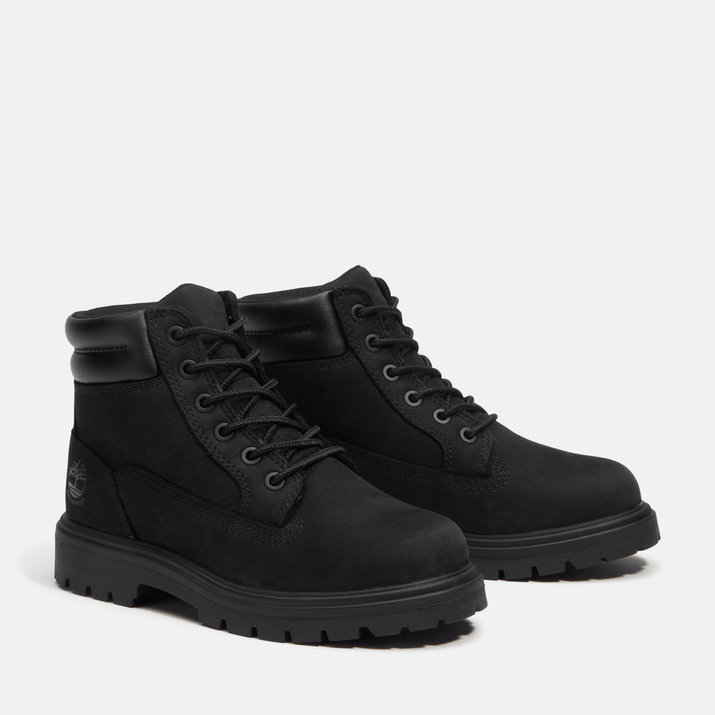 Junior Auburn Falls 6Inch Waterproof Boot TBL Black Nubuck ALT4